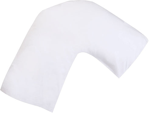 DMI Body Pillow, Side Sleeper Pillow and Pregnancy Pillow with Contoured Support to Eliminate Neck, Back, Hip, Joint Pain and Sciatica Relief with Removable Washable Cover, Firm, U Shape Neck Pillow